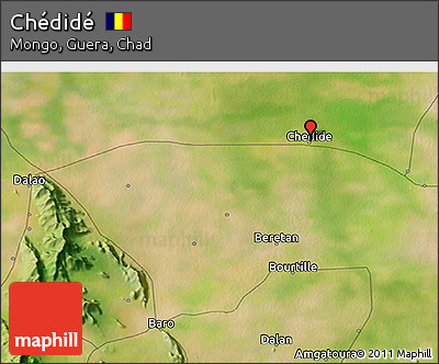 Satellite 3D Map of Chédidé