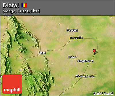 Satellite 3D Map of Diafal