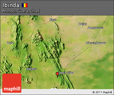 Satellite 3D Map of Ibinda