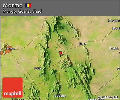 Satellite 3D Map of Mormo