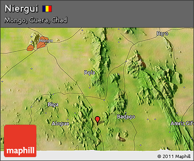 Satellite 3D Map of Niergui