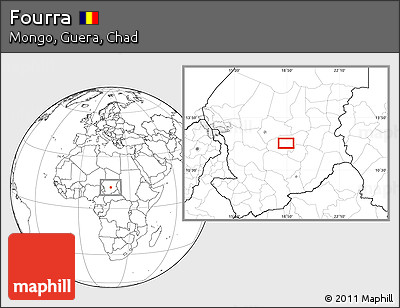 Blank Location Map of Fourra