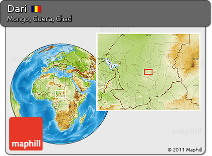 Physical Location Map of Dari