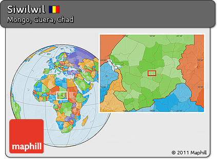 Political Location Map of Siwilwil