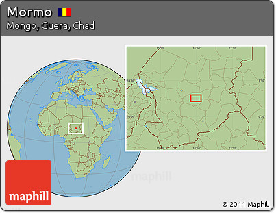 Savanna Style Location Map of Mormo