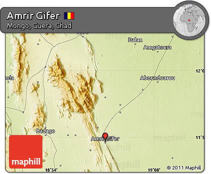 Physical Map of Amrir Gifer