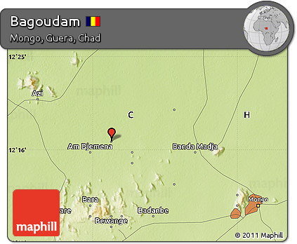 Physical Map of Bagoudam