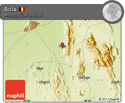 Physical Map of Bola