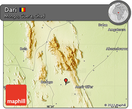 Physical Map of Dari
