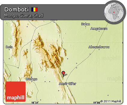 Physical Map of Domboti