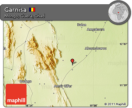 Physical Map of Garnisa