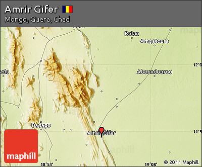Physical Map of Amrir Gifer