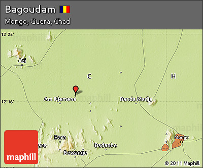 Physical Map of Bagoudam