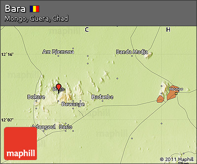 Physical Map of Bara