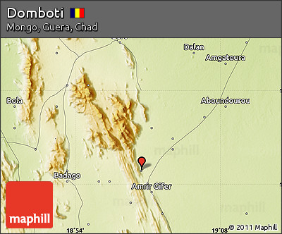 Physical Map of Domboti