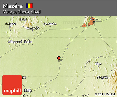 Physical Map of Mazéra