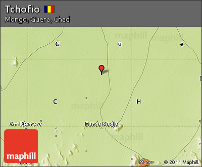 Physical Map of Tchofio