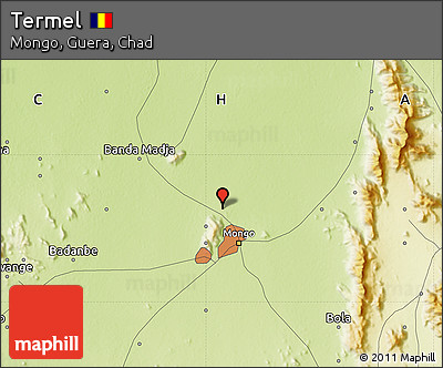 Physical Map of Termel