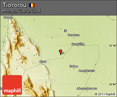 Physical Map of Tiororou
