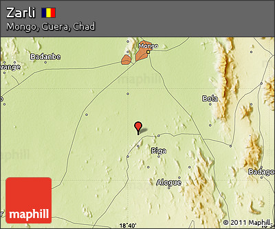 Physical Map of Zarli
