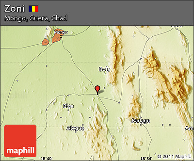 Physical Map of Zoni