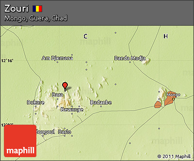 Physical Map of Zouri