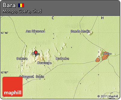 Physical Map of Bara