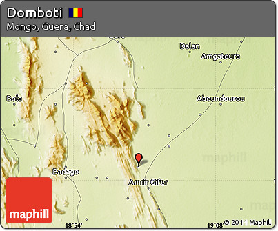 Physical Map of Domboti