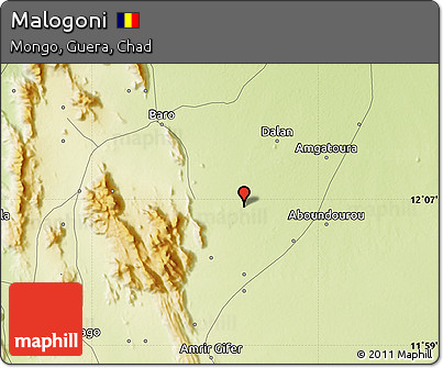 Physical Map of Malogoni