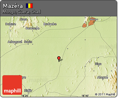 Physical Map of Mazéra