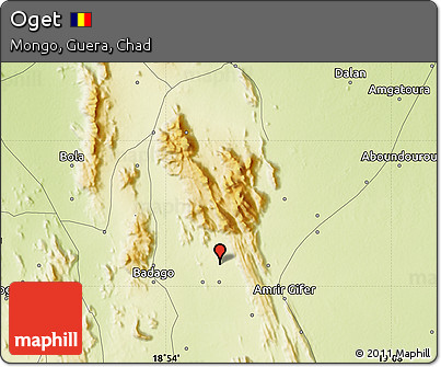 Physical Map of Oget