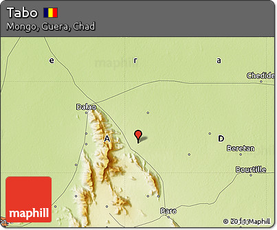 Physical Map of Tabo