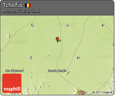 Physical Map of Tchofio