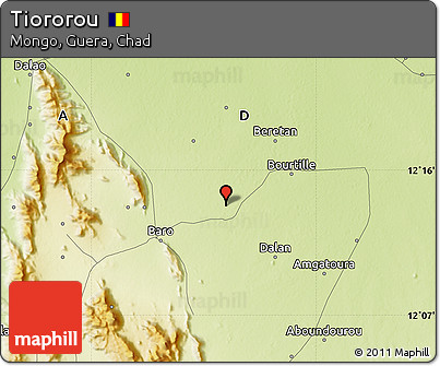 Physical Map of Tiororou