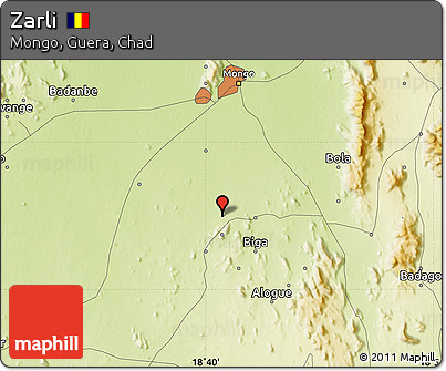 Physical Map of Zarli