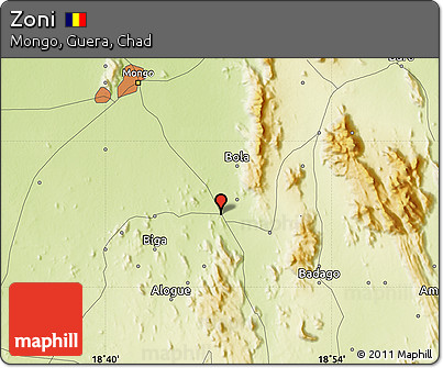 Physical Map of Zoni