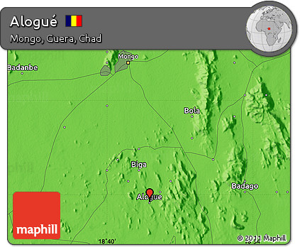 Political Map of Alogué