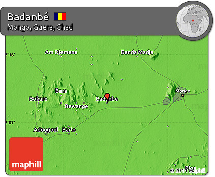 Political Map of Badanbé