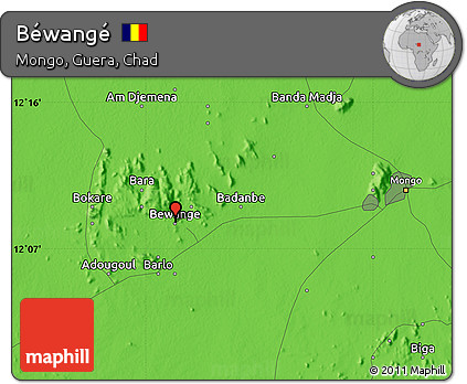 Political Map of Béwangé
