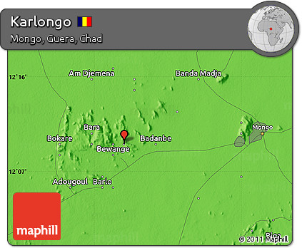 Political Map of Karlongo