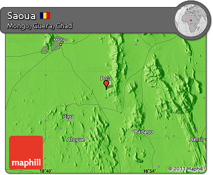 Political Map of Saoua