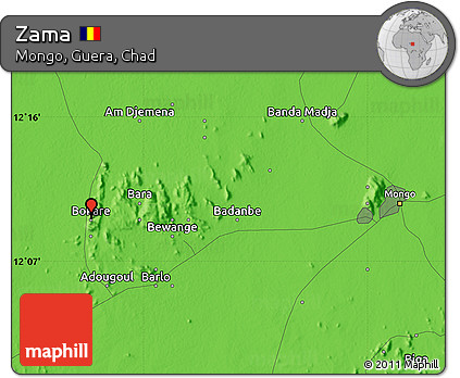 Political Map of Zama
