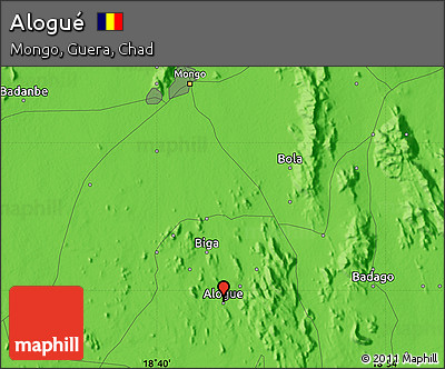 Political Map of Alogué