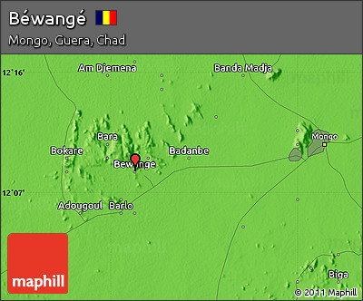 Political Map of Béwangé