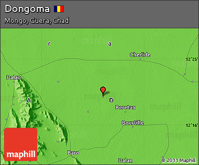 Political Map of Dongoma