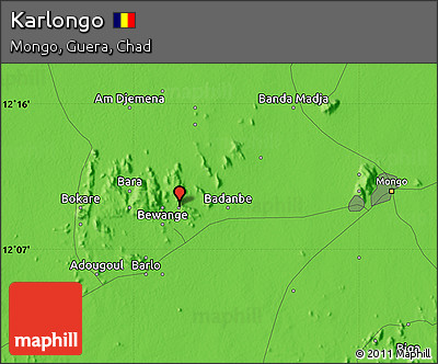 Political Map of Karlongo