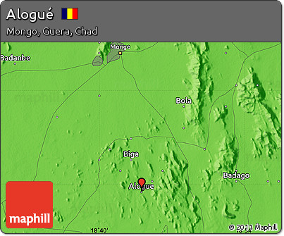 Political Map of Alogué