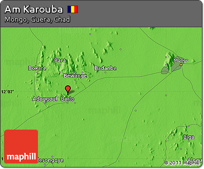 Political Map of Am Karouba