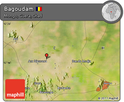Satellite Map of Bagoudam