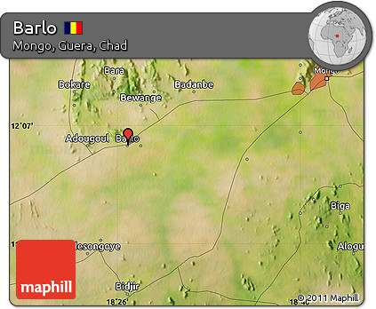 Satellite Map of Barlo